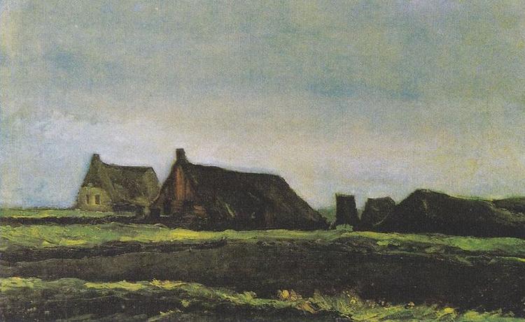 Vincent Van Gogh Farmhouses oil painting picture